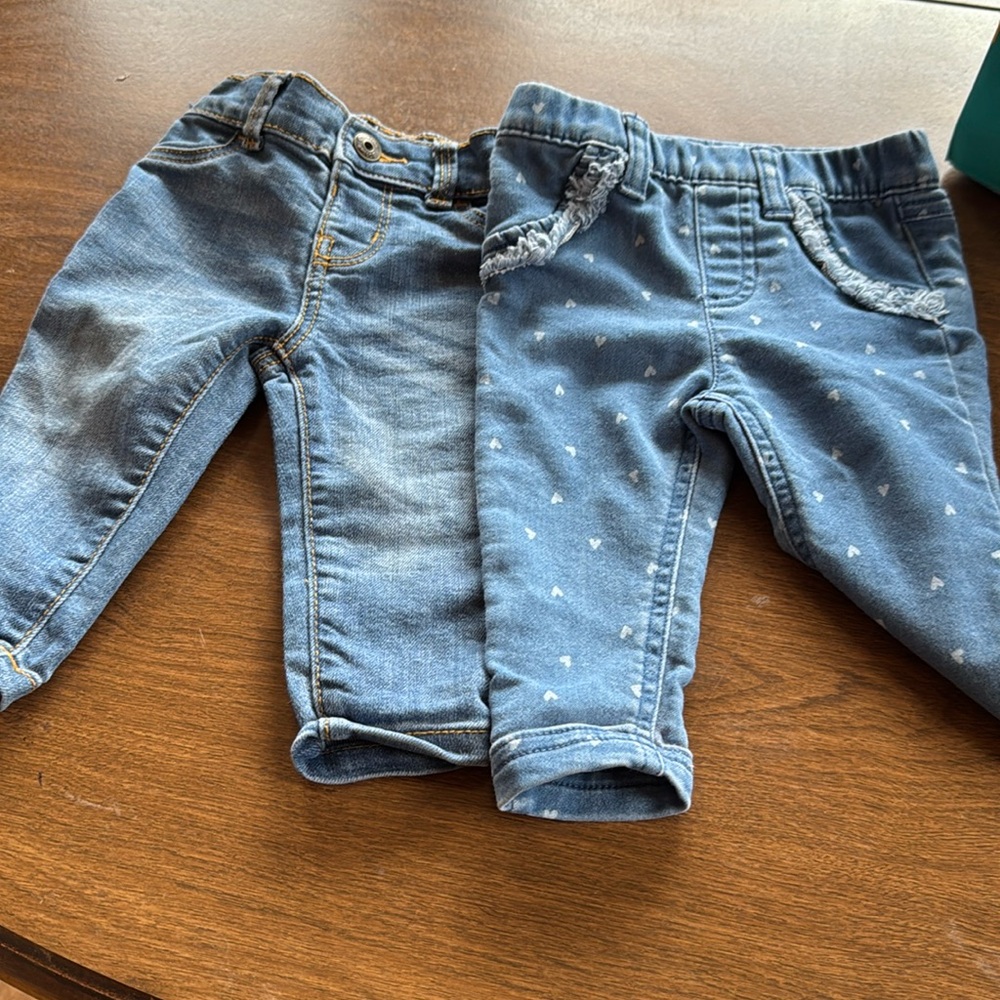 Baby Blue Denim Jeans 2 Pairs!